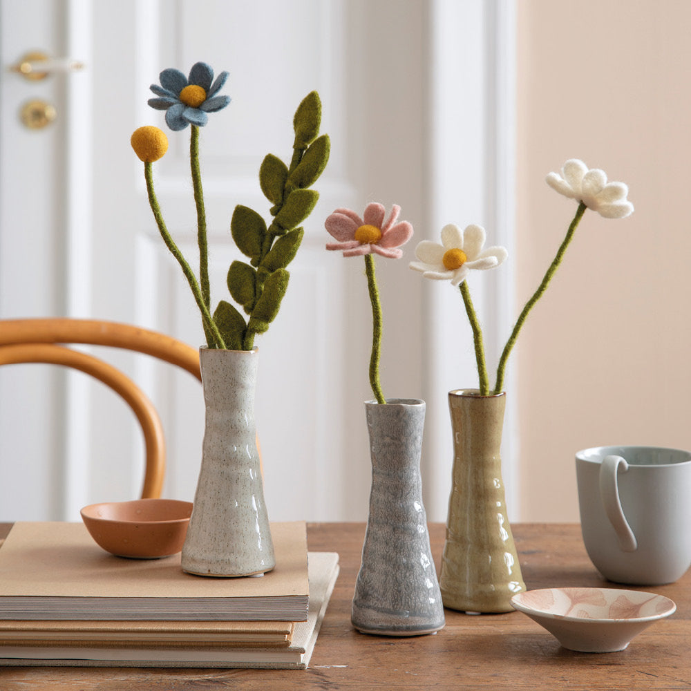 Felt Flowers - Anemone - Dusty Pink
